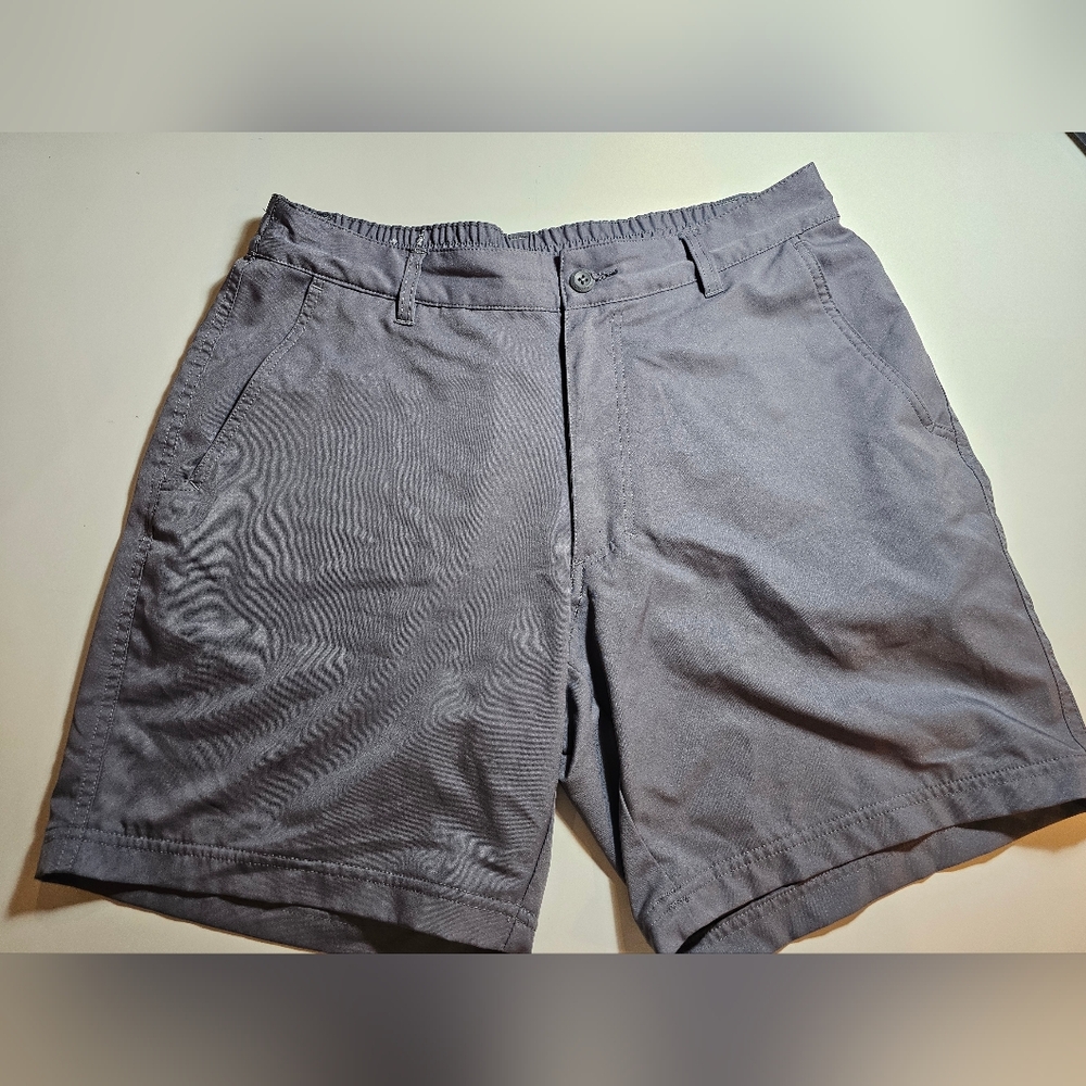 Columbia Charcoal Men's Flat Front Shorts
